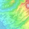 Mapa topográfico Le Tuf, altitude, relevo