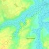 Mapa topográfico La Ventinière, altitude, relevo