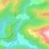 Mapa topográfico Zuriza, altitude, relevo