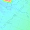 Mapa topográfico Kamarahan, altitude, relevo