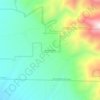 Mapa topográfico Kiowa Village, altitude, relevo