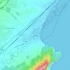 Mapa topográfico l'Albir, altitude, relevo