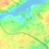 Mapa topográfico Egum, altitude, relevo