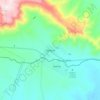 Mapa topográfico Bedford, altitude, relevo