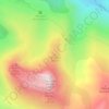 Mapa topográfico Campanil, altitude, relevo