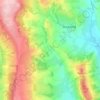 Mapa topográfico Millhayes, altitude, relevo