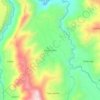 Mapa topográfico Tigua Chami, altitude, relevo