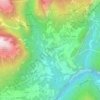 Mapa topográfico Dorsino, altitude, relevo