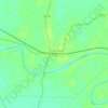 Mapa topográfico Kampur, altitude, relevo