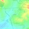 Mapa topográfico Govindapura, altitude, relevo