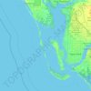 Mapa topográfico Useppa Island, altitude, relevo
