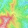 Mapa topográfico La Grange du Bois, altitude, relevo