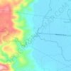 Mapa topográfico Paagahan, altitude, relevo