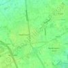 Mapa topográfico Budschop, altitude, relevo