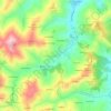 Mapa topográfico Livello, altitude, relevo