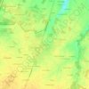 Mapa topográfico La Voie Dieu, altitude, relevo
