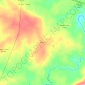 Mapa topográfico Humptulips, altitude, relevo