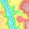 Mapa topográfico Les Montgiberts, altitude, relevo