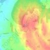 Mapa topográfico Yding Skovhøj, altitude, relevo
