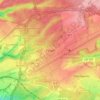 Mapa topográfico Findel, altitude, relevo