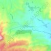 Mapa topográfico Ongamira, altitude, relevo