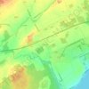 Mapa topográfico Ernestown, altitude, relevo
