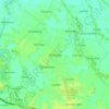 Mapa topográfico Binuang, altitude, relevo