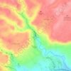 Mapa topográfico Cambugahay Falls, altitude, relevo