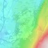 Mapa topográfico Le Chêne, altitude, relevo