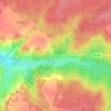 Mapa topográfico La Charmoye, altitude, relevo