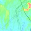 Mapa topográfico Nagari Sungai Asam, altitude, relevo