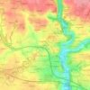 Mapa topográfico Kerfontaine, altitude, relevo