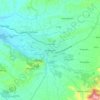 Mapa topográfico ოზურგეთი, altitude, relevo