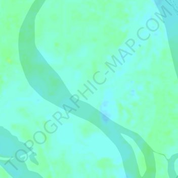 Mapa topográfico Isla Providencia, altitude, relevo