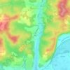 Mapa topográfico Faye, altitude, relevo