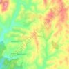 Mapa topográfico Serra, altitude, relevo