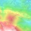Mapa topográfico Cananda, altitude, relevo