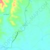 Mapa topográfico Batucan, altitude, relevo