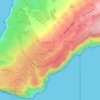Mapa topográfico Azóia, altitude, relevo
