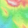 Mapa topográfico Falzarego Pass, altitude, relevo