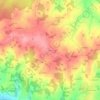 Mapa topográfico Tisseuil, altitude, relevo