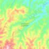 Mapa topográfico Santa María Chiquimula, altitude, relevo