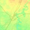 Mapa topográfico Kathlal, altitude, relevo