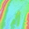 Mapa topográfico Les Gonnets, altitude, relevo