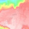 Mapa topográfico El Porvenir Ejido, altitude, relevo