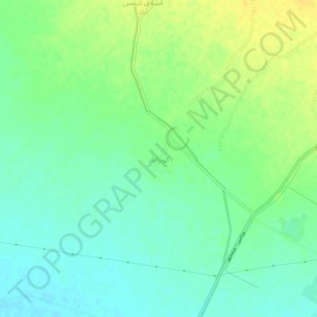 Mapa topográfico کویرآباد, altitude, relevo