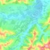 Mapa topográfico Villa Vezzano, altitude, relevo