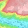 Mapa topográfico Tincourt, altitude, relevo