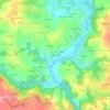 Mapa topográfico Loge-Coucou, altitude, relevo