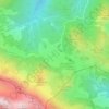 Mapa topográfico Casera Razzo, altitude, relevo